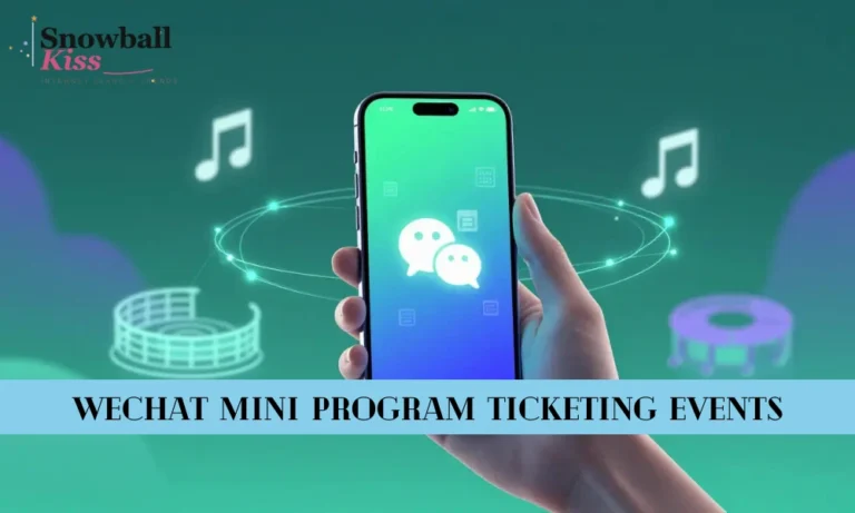 WeChat Mini Program ticketing events