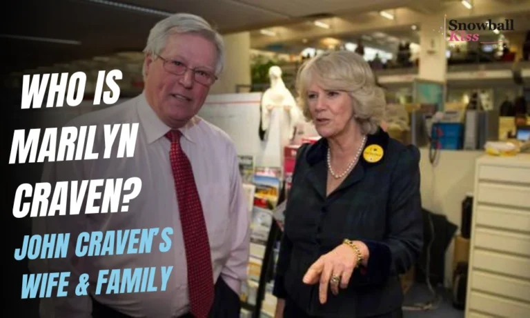 Marilyn Craven with her husband, British presenter John Craven